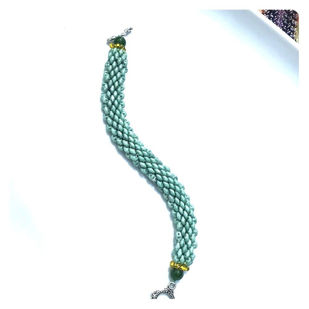 Mint green bracelet
